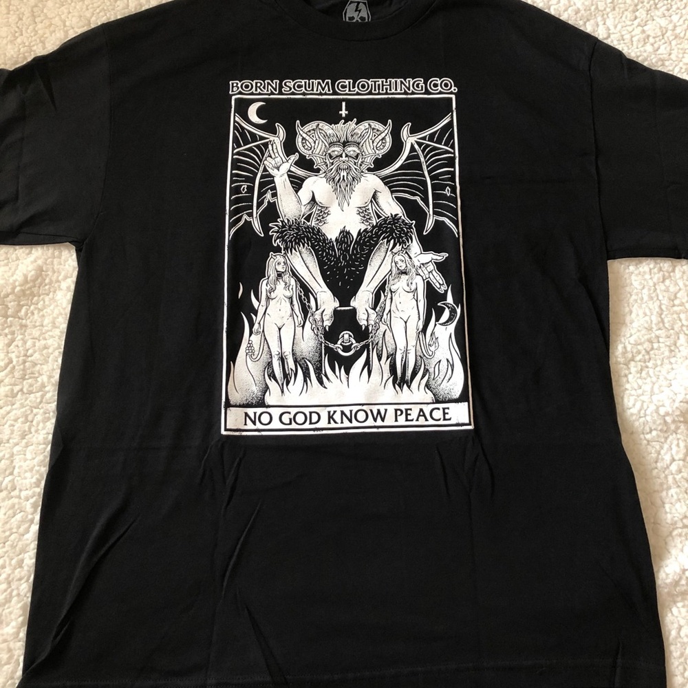 Born Scum Black T Shirt
